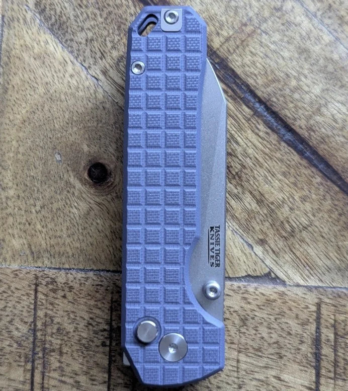 Knife TTK EDCGF Folding Knife Drop Point Gray