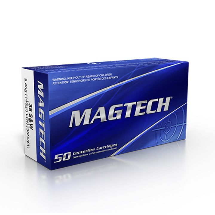 AMMO 38 S&W Magtech 146GR LRN (BOX50)