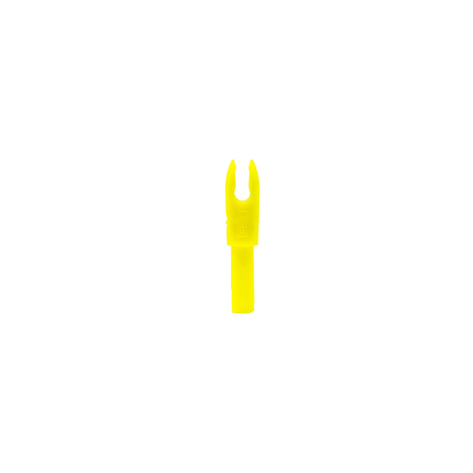 Nock F 12x Neon Yellow "ID .166" "4mm" "G Nock" (Box12)