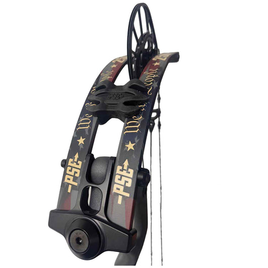 Compound bow PSE Mach 33 FDS Carbon in 250th Anniversary Edition "Dark"