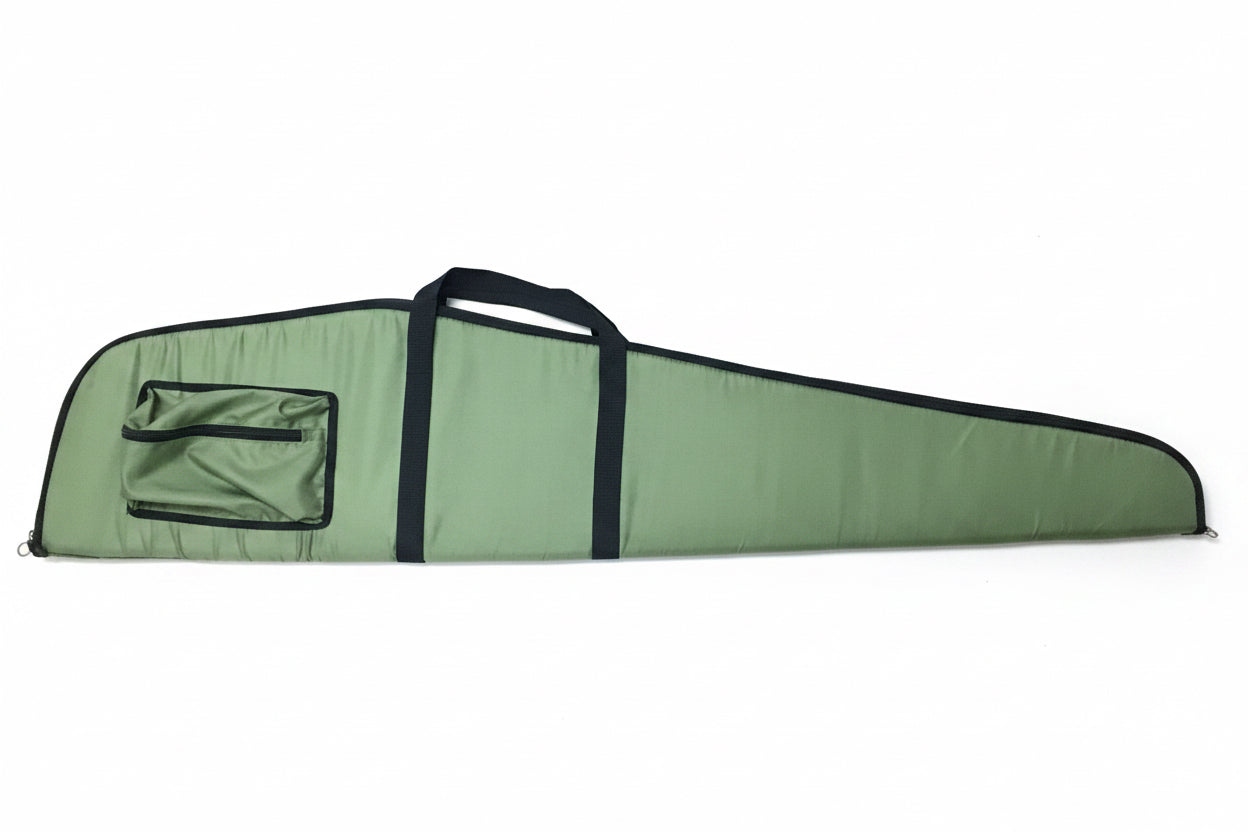 Case Gun Aries Classic Deluxe with pouch Rifle Single 11" x 52" Green