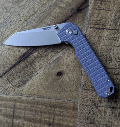Knife TTK EDCGF Folding Knife Drop Point Gray