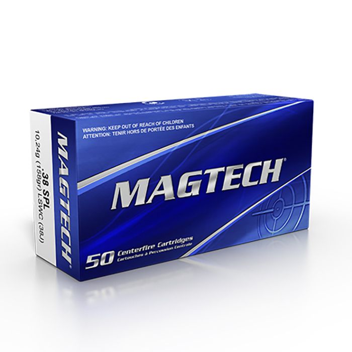 AMMO 38 SPL Magtech 158GR LSWC (BOX50)