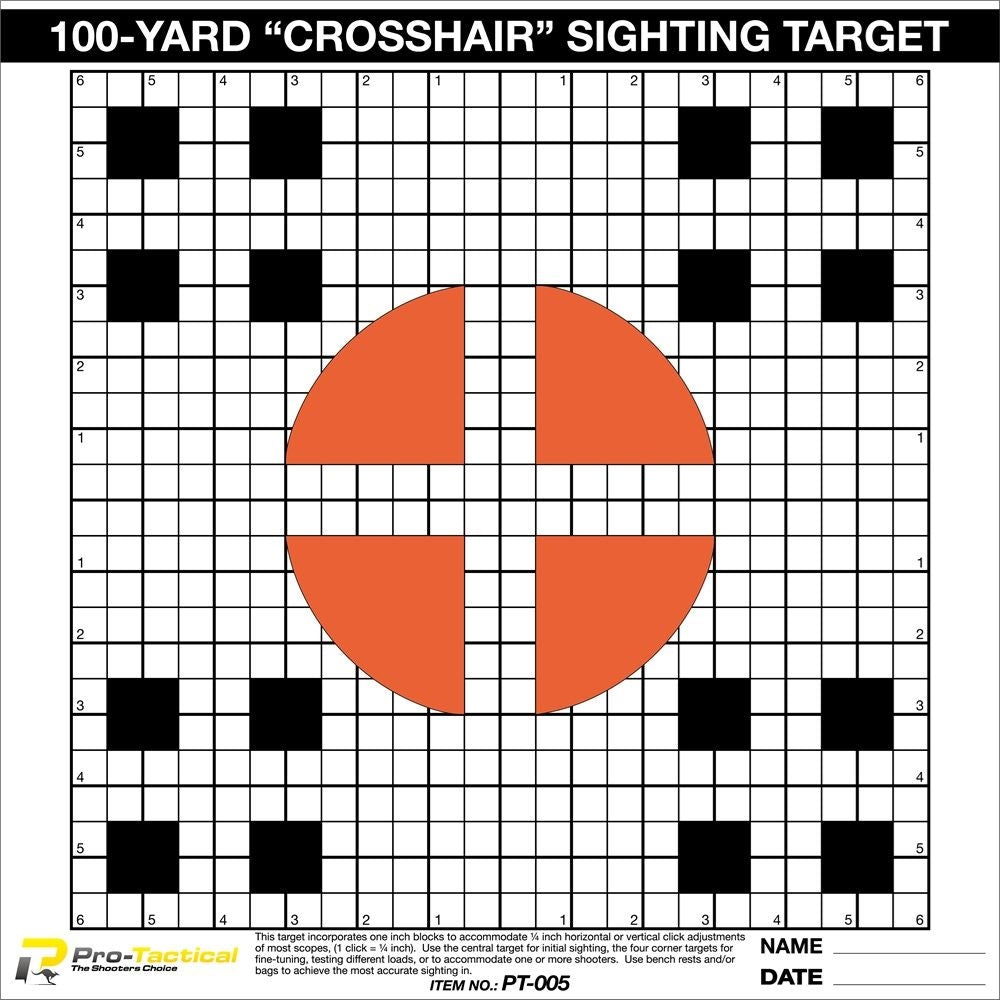 TGT - Crosshair Sigh-in Target 20 Pack