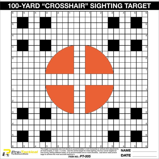 TGT - Crosshair Sigh-in Target 20 Pack
