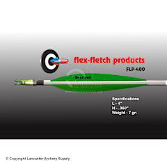 VANE - Flex Fletch FLP-400 Flo Green 4" 39Pk