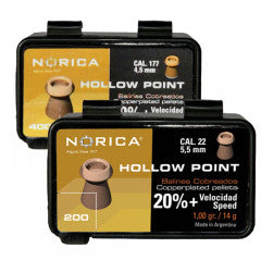 AMMO AIR .177 - Norica Hollow Point Pellets 0.60gr/9g (Box 400)