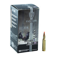 AMMO 222 REM FIOCCHI 50GR VMAX (BOX50)