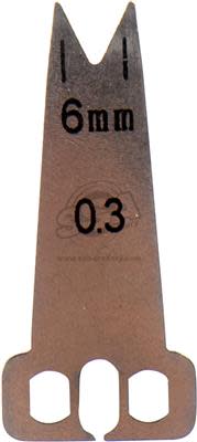 Rest - Sanlida X10 Replacement Blade (3 Hole) 6mm .30