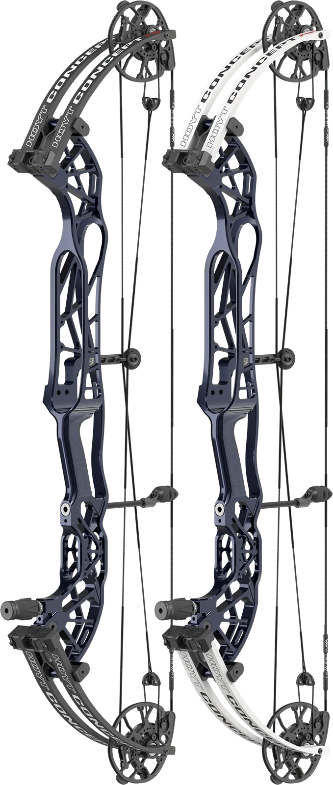 Compound Bow Hoyt Concept XTS 37 RH 60# Blue on Black