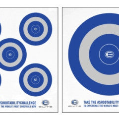 TGT - Elite Target Single & 5 Spot, 40cm Ea