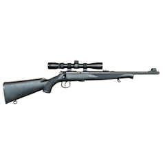 Gun 22LR Bolt Bunny Buster Package, Scope and Rings, Case,5RND Mags, Sling