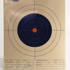 TGT - Tetra Small Bore Rifle 100Yd Paper Target 12 Pack