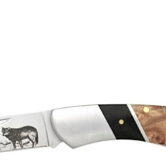 Knife ER072W Elk Ridge LockBack Wolf Folder
