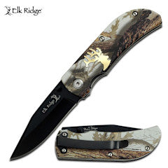 Knife ER-118 Camo Folder Plus Clip