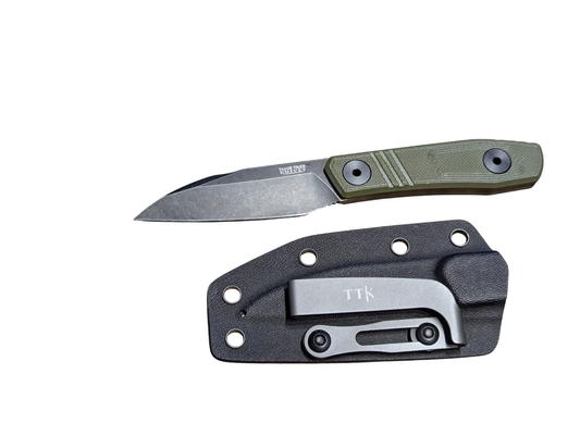 Knife TTK EDCWC Fixed Knife Wharncliffe Green 170mm
