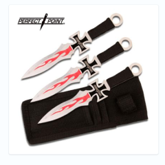 Knife K-PP-020-3 Perfect Point Cross Flame Throwing Knives