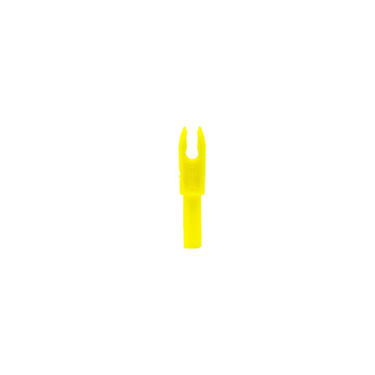Nock F 12x Neon Yellow "ID .166" "4mm" "G Nock" (Box12)