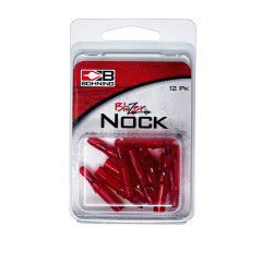 Nock Blazer 12x Ruby "ID .246" "6.25mm or 6.5" "S Nock or Super" (Box12)