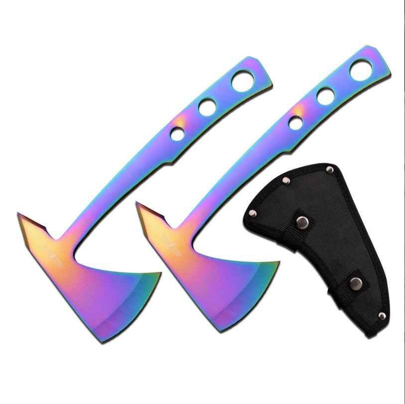 Knife K-PP-107RB-2 Rainbow Axe Throwing