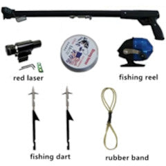 Fishing Woomera "Dart" with reel & 2 Darts